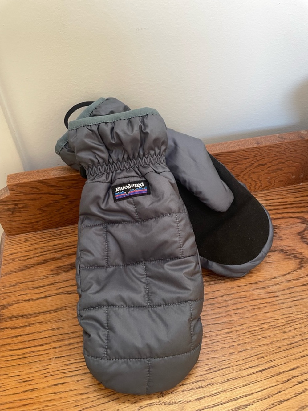 Patagonia Nano Quilted Mittens with Black Palm Patch